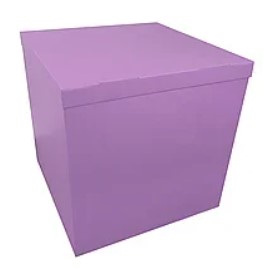 Коробка-сюрприз подарункова ФІОЛЕТОВА 70*70*66