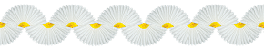 Гірлянда паперова біла 360 см Paper Fantasies