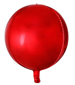 Сфера Шар 22" 4D RED Китай