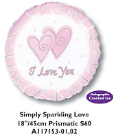А-17153-02 круг 18" S55 з мал. "I love you" (Anagram)