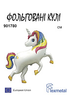 Єдиноріг веселка В901780 Фольга (в упаковці)