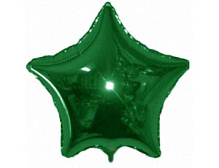 9" зірка-міні б/м зелена 302500 VE фольга
