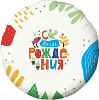 756584 18* круг з малюнком аплікація Agura 