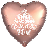 751466 18* серце з малюнком мистик-маффин Agura 