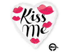 А-27623-02 Серце 18" S40 "KISS ME"   Anagram