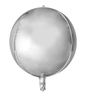 Сфера Шар 18" 4D SILVER Китай