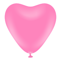 12" Серце пастель Королівський Рожевий (Queen Pink) Kalisan, Турція