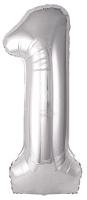 Цифра 1 Flexmetal Slim СРІБЛО (901911P)