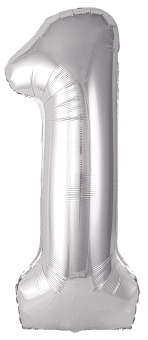 Цифра 1 Flexmetal Slim СРІБЛО (901911P)