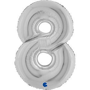 Цифра 8 Grabo СРІБЛО (098G)