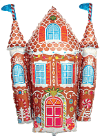 Пряниковий будиночок різдвяний 901758 Фольга