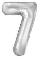 Цифра 7 Flexmetal Slim СРІБЛО ( 901917P)