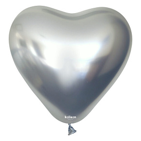 12" Серце хром Срібло (Mirror Silver) Kalisan, Турція